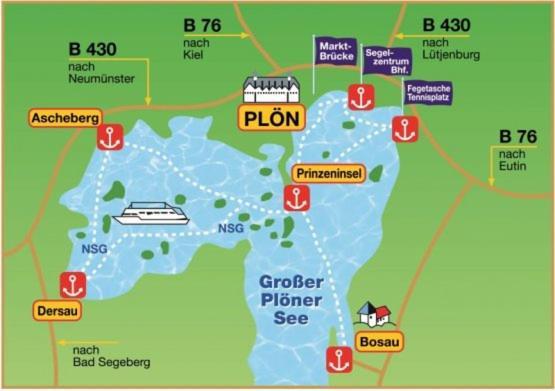 Simone'S Ferienwohnung Am Ploener See Bosau Esterno foto